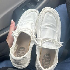 Hey Dude womens White Shoes